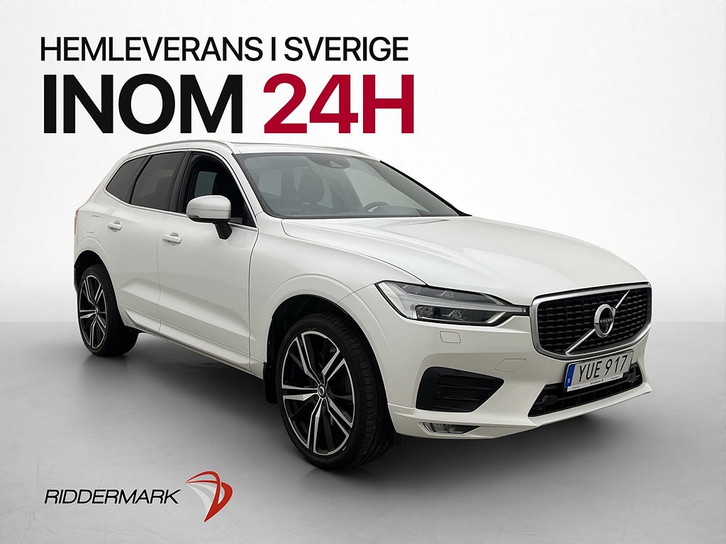 Volvo XC60 D4 190hk AWD R-Design Pano B&W Värm MOMS HUD Luft