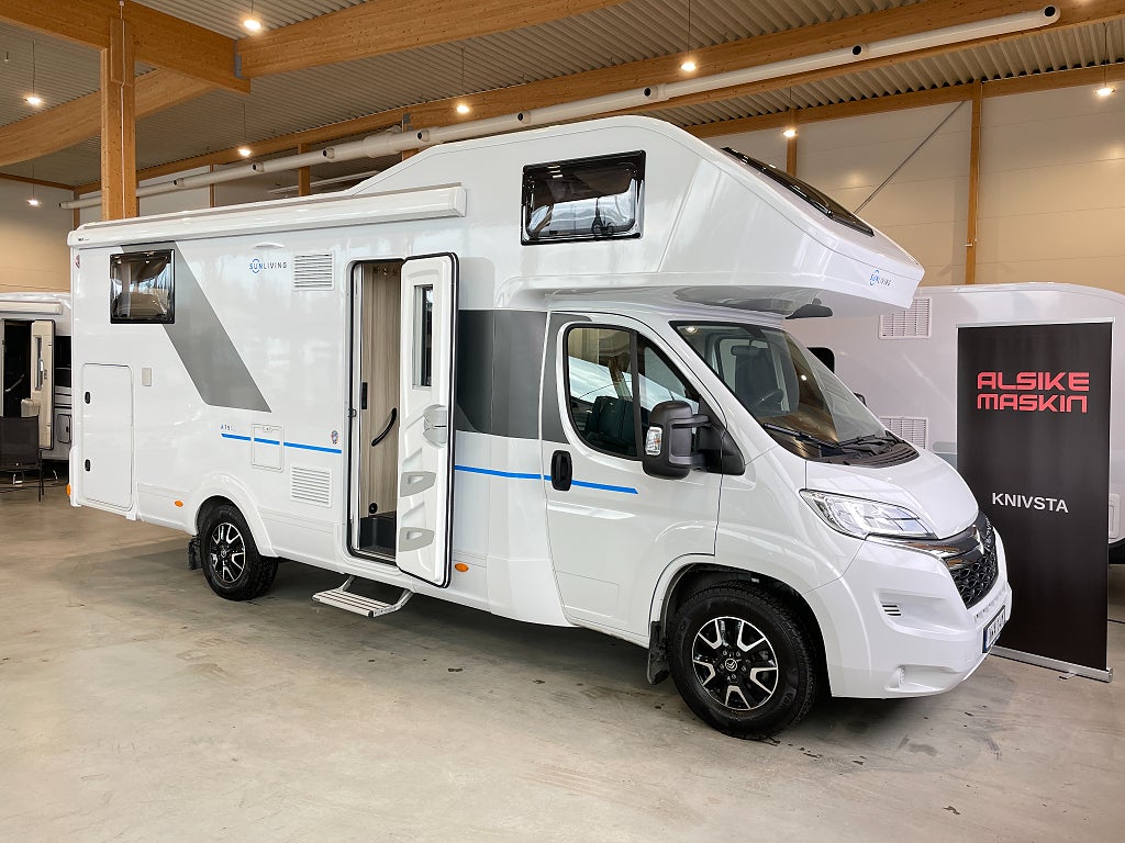 Sun Living A 75 SL / B-körkort / AC-Bodel / 5bältad / 900mil / El-patron /