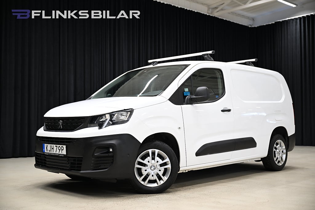 Peugeot Partner 130HK L2|Automat|Inredd|Drag|Värmare|EnÄgare|Leasbar