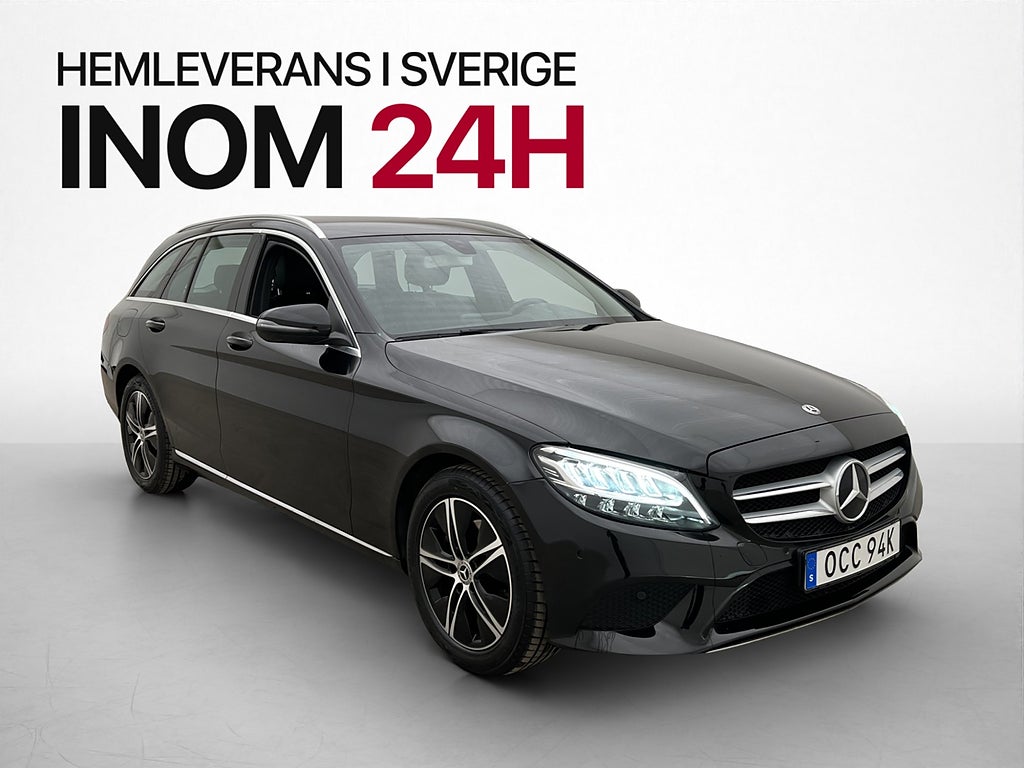 Mercedes-Benz C 200 T d 160hk B-Kamera Navi Halvskinn