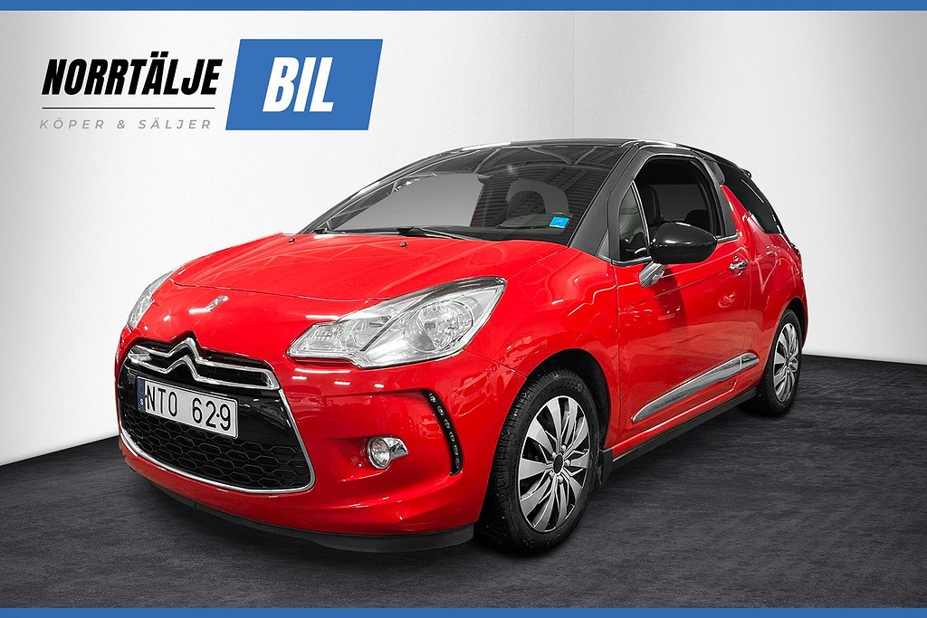 Citroën DS3 1.6 156 HK THP 3-DÖRRAR PDC NYBES 8500MIL 16"