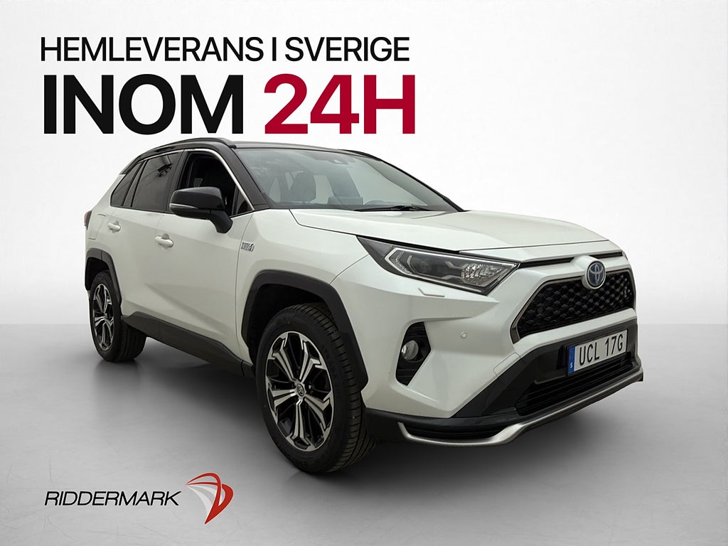Toyota RAV4 Plug-in AWD 306hk Style Läder Drag Kamera MOMS