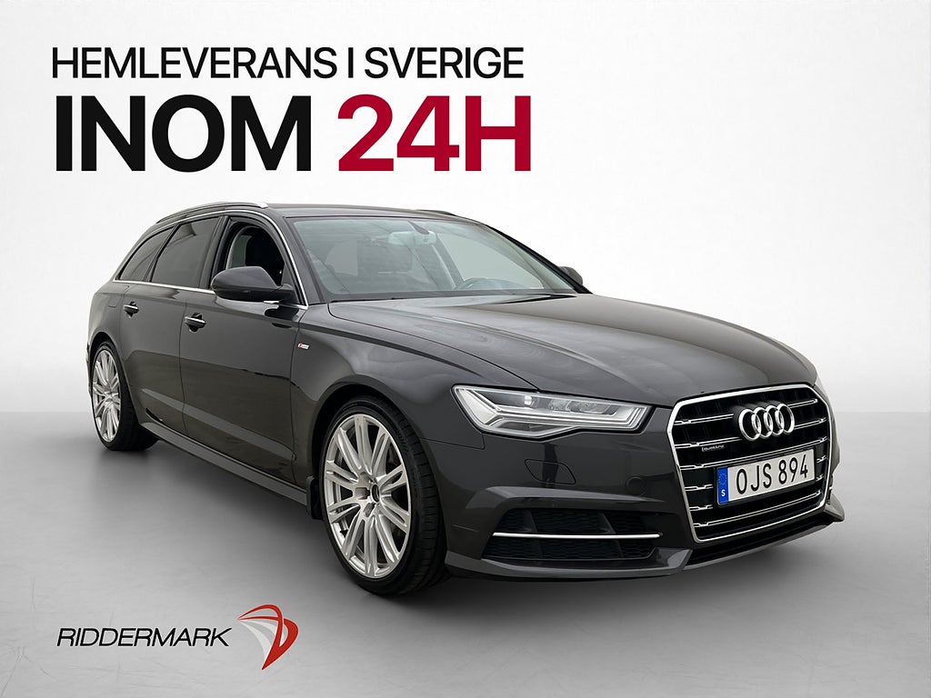 Audi A6 2.0 TDI Quattro S-Line Värmare P-Sensorer Dragkrok