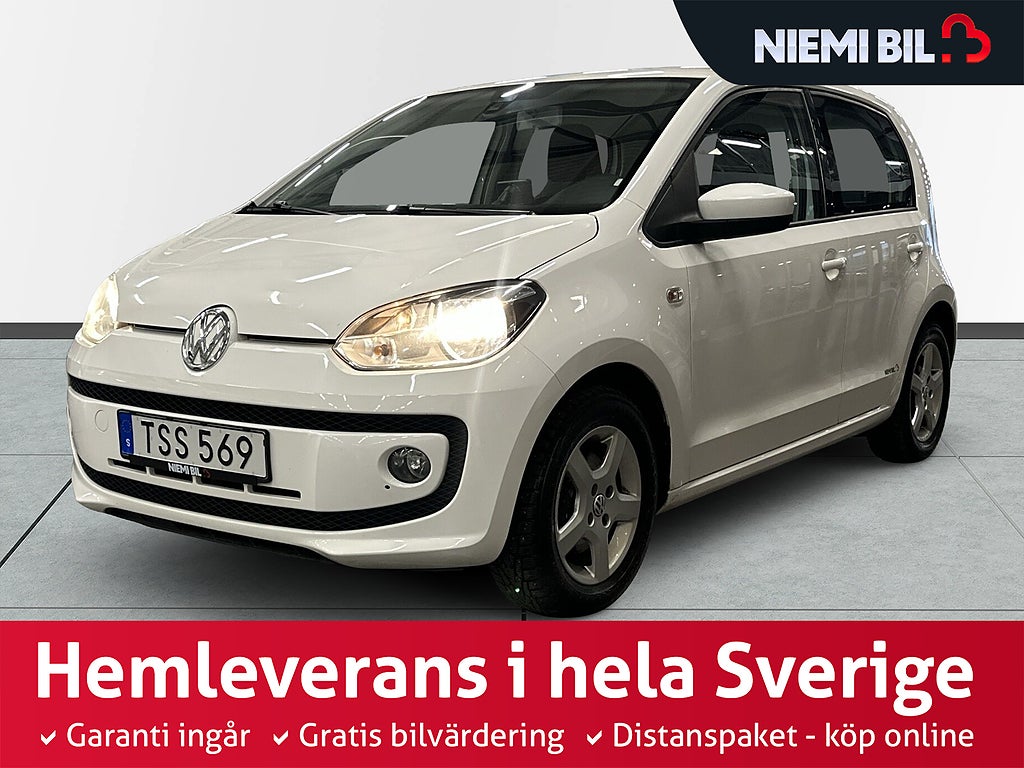 Volkswagen UP! 5-dörrar 1.0 MPI high up! S&V-hjul/Psens/Navi/Bluetooth