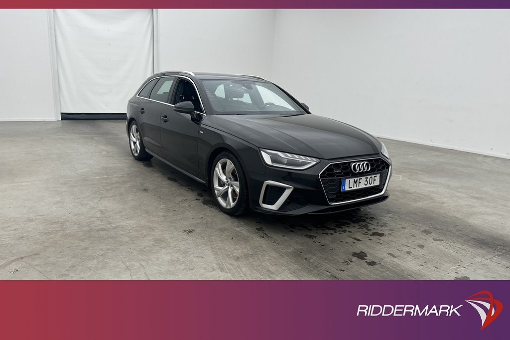 Audi A4 40 TDI Q 190hk S-Line Cockpit D-Värm Navi Drag