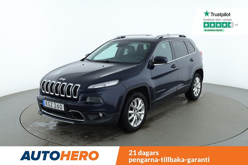 Jeep Cherokee 2.0 M-Jet Limited 4WD / Panorama, Rattvärme