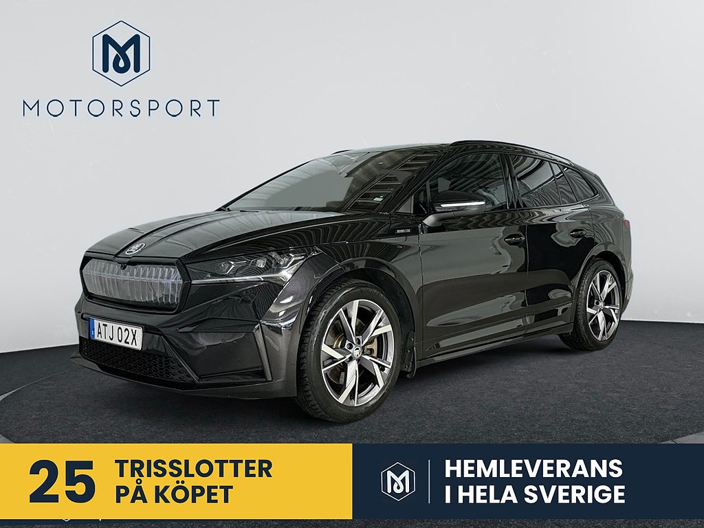 Skoda Enyaq iV 80x Sportline Drag Värmepump Canton Förklimat Head-up