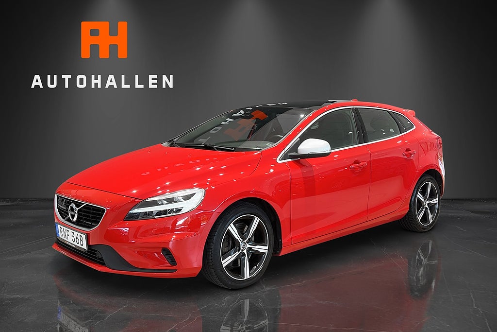 Volvo V40 D3 R-Design 150hk Pano Drag Backkamera Värmare Skinn