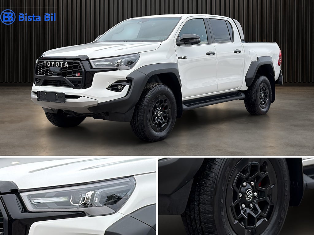 Toyota HiLux Dubbelhytt 2.8 4WD GR Sport II | Nybil | Moms | 204 Hk