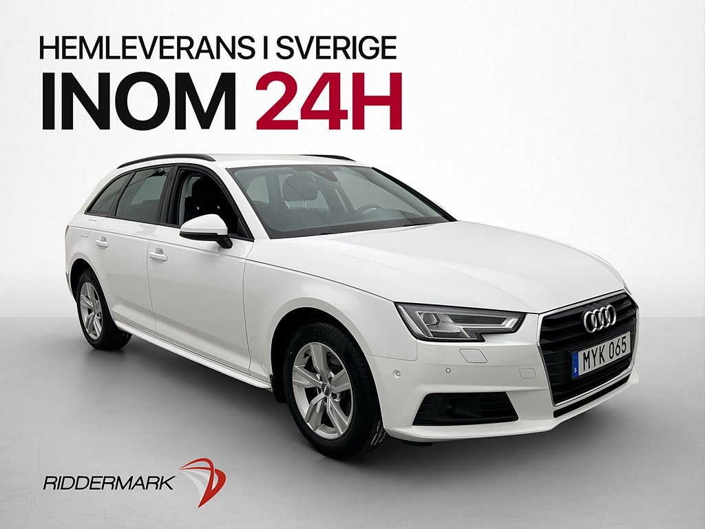 Audi A4 2.0TDI 150hk D-värm Drag Carplay Adaptiv Fhåll