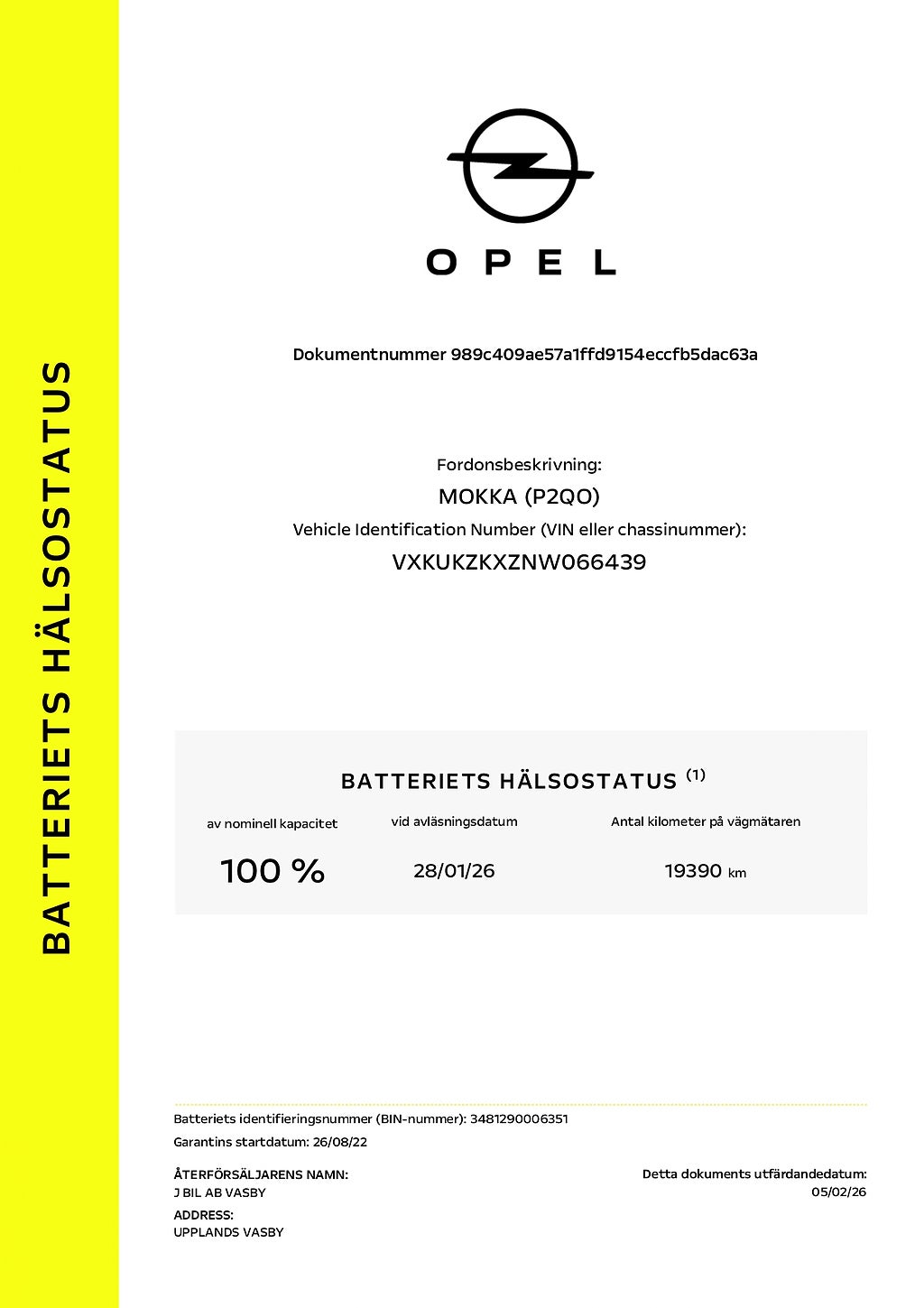 Bild på Opel Mokka-e GS-Line 50kWh 136hk Aut KAMPANJRÄNTA 3,99%