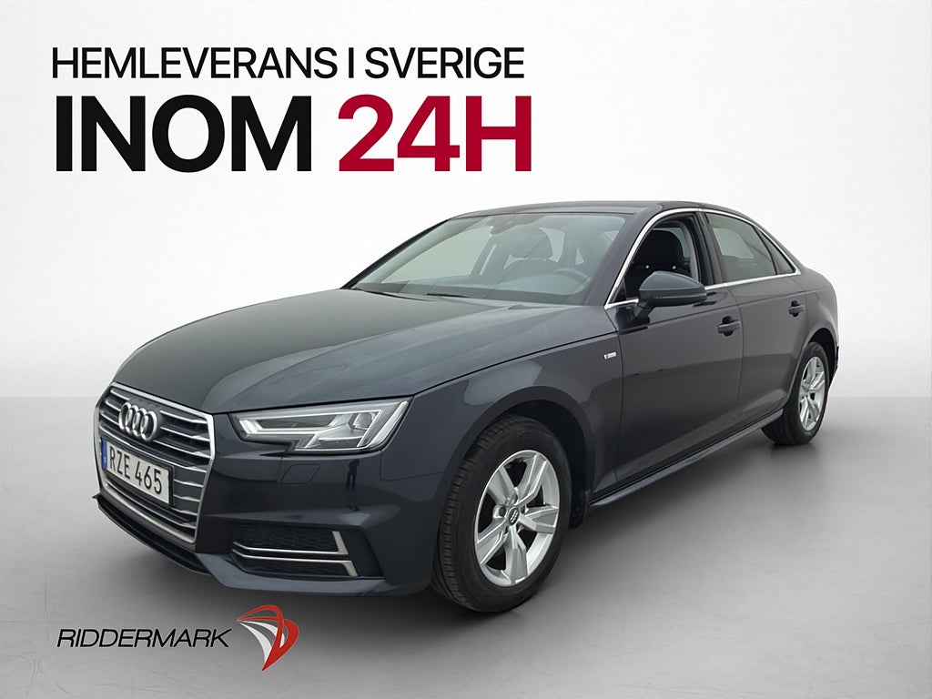 Audi A4 2.0 TFSI 190hk Proline P-Sensorer Farthållare