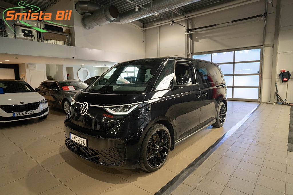 Volkswagen ID. Buzz 82 kWh 5-sits BLACK DRAG KAMERA 1-ÄGARE MOMS