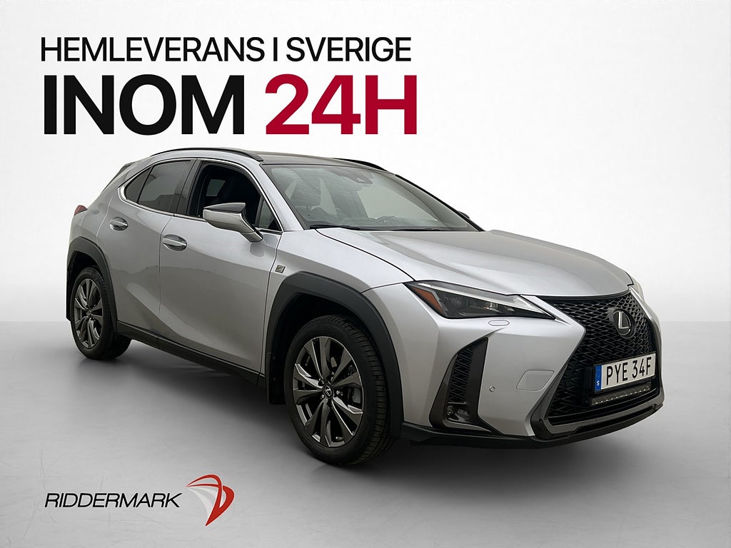 Lexus UX 250h 184hk F Sport Kamera Skinn Rattvärme Keyless
