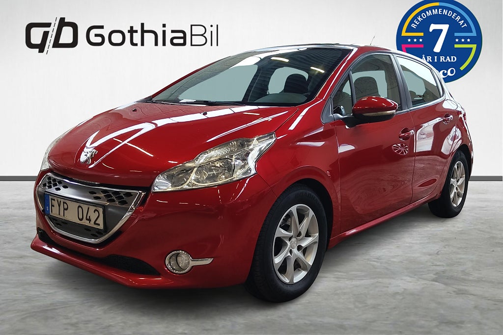 Peugeot 208 5-dörrar 1.4 e-HDi 68 8v Automat Panorama Ny Servad