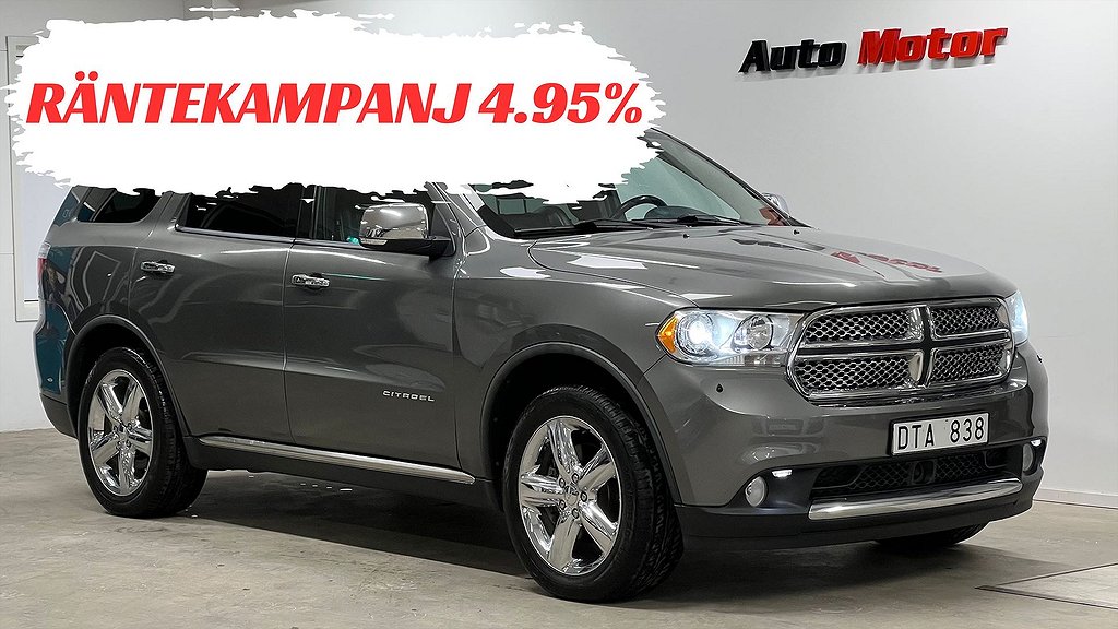 Dodge Durango Citadel 5.7 V8 HEMI AWD 364hk 7sits/Drag/Taklucka