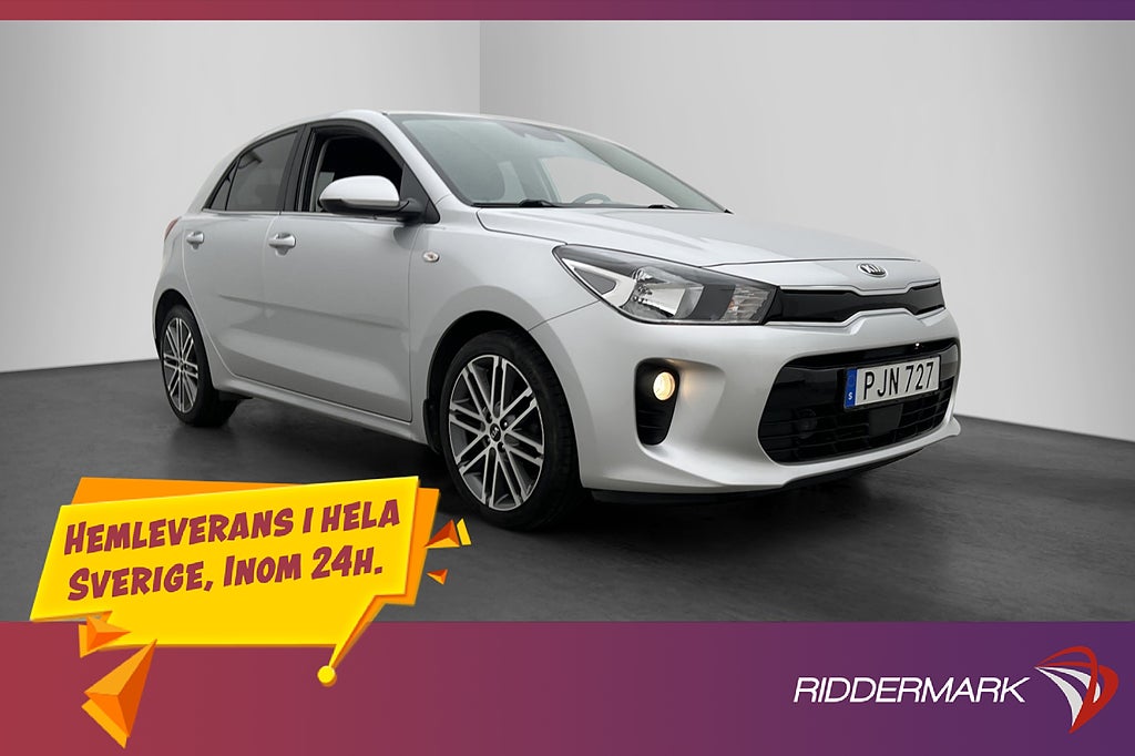Kia Rio 1.2 CVVT Backkamera Rattvärme CarPlay 1-Ägare Navi