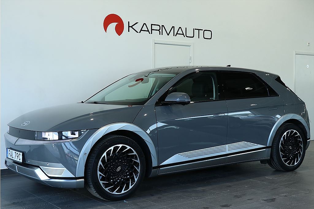 Hyundai IONIQ 5 Advanced 72.6 kWh 218hk Solcellstak 20" Fälg 360* HUD Bose