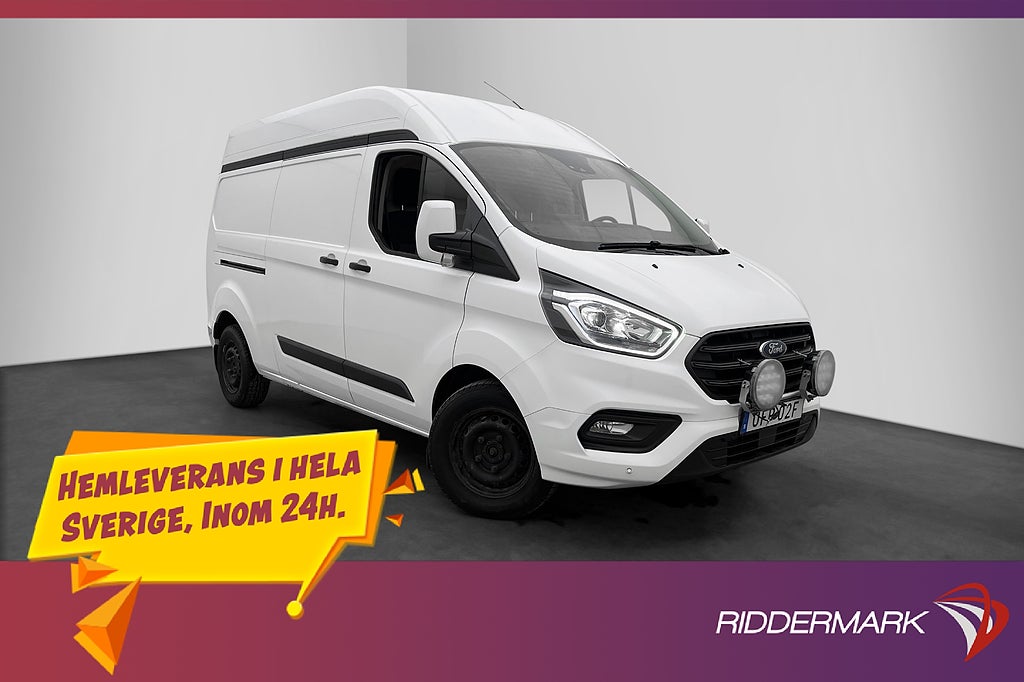 Ford transit-custom L2H2 HÖG Värm Drag 3-Sits B-Kamera Moms