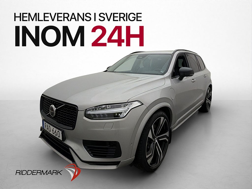 Volvo XC90 Recharge T8 Plus Dark 7-Sits B&W Luftfjäd Massage