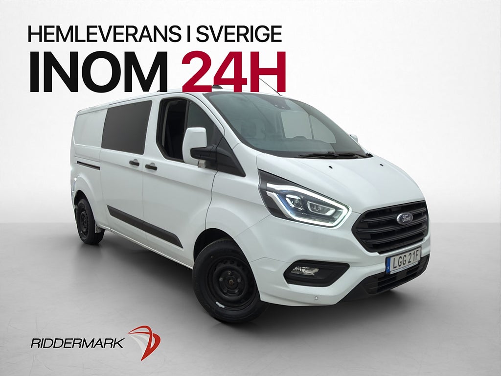 Ford transit-custom CrewVan L2 Värm Drag Kamera 5-Sits Moms