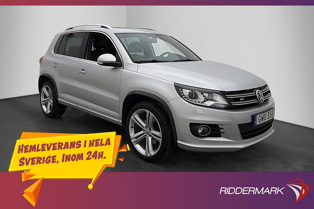 Volkswagen Tiguan 2.0 TDI 184hk 4M R-Line Pano D-Värm Skinn
