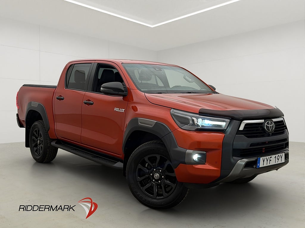 Toyota Hilux Invincible 2.4 AWD Dragkrok JBL Skinn Diff Moms