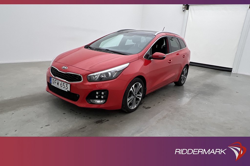 Kia Cee´d 1.6 136hk GT-Line Pano Värmare Navi Rattvärme Drag