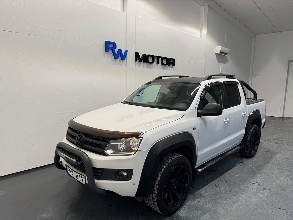 Volkswagen Amarok 2.0 TDI 180hk 4M D-värm B-kam 20" Helskinn