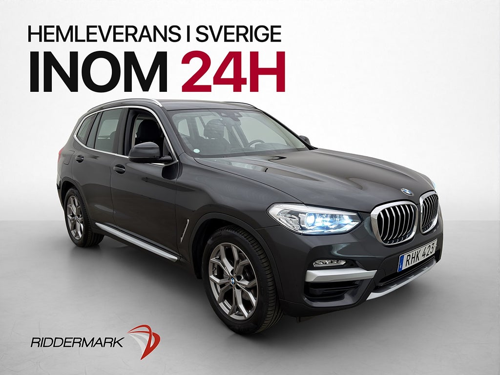 BMW X3 xDrive20i 184hk 0,73l/mil Svensksåld Ambient