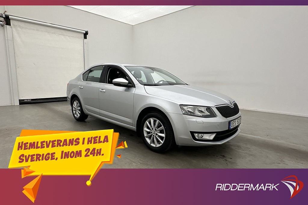 Skoda Octavia 1.4 TSI 140hk Ambition P-Sensorer Farthållare