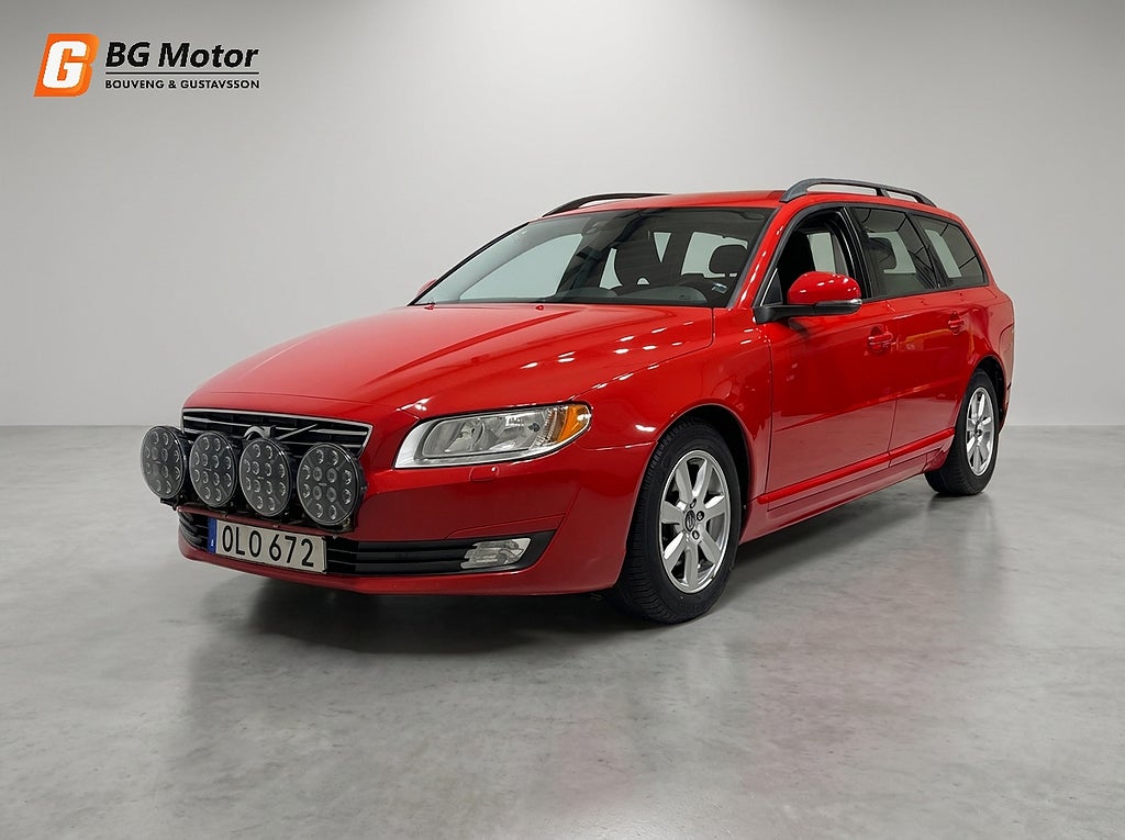 Volvo V70 D2 115HK Kinetic Aut Drag/Värmare/Bluetooth/Nyservad