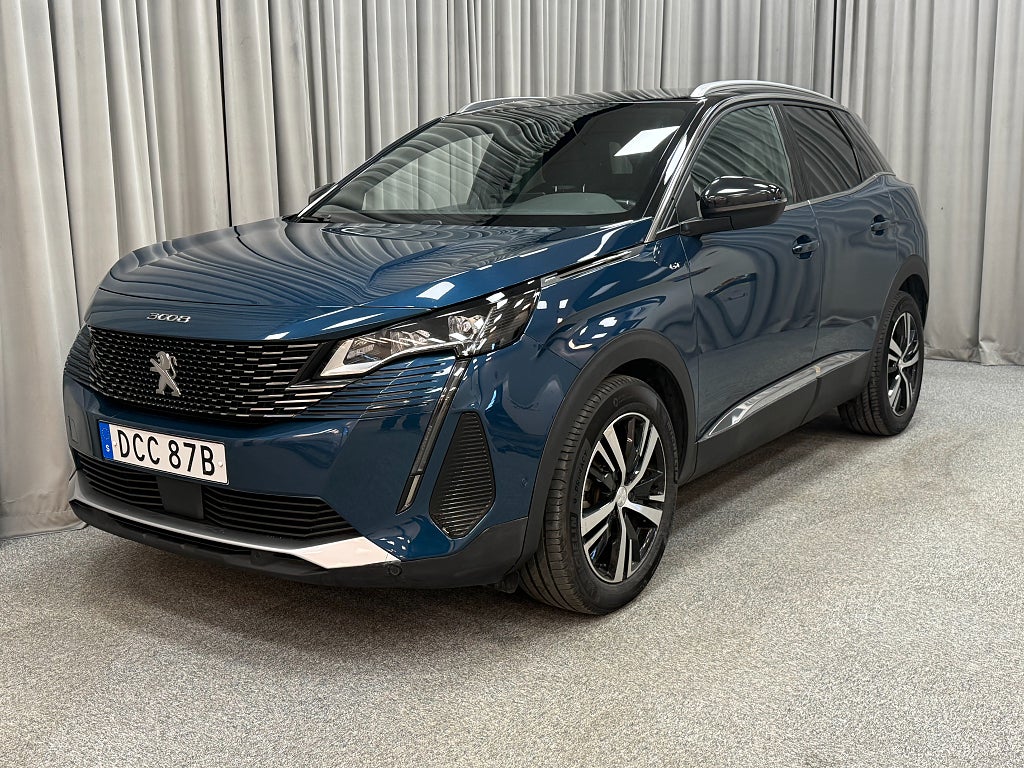 Peugeot 3008 1.2 PureTech 131HK GT Aut Leasbar/Backkamera/Nyservad