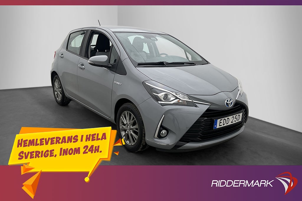 Toyota Yaris Hybrid e-CVT Active Kamera 0,37 L/Mil Låg skatt