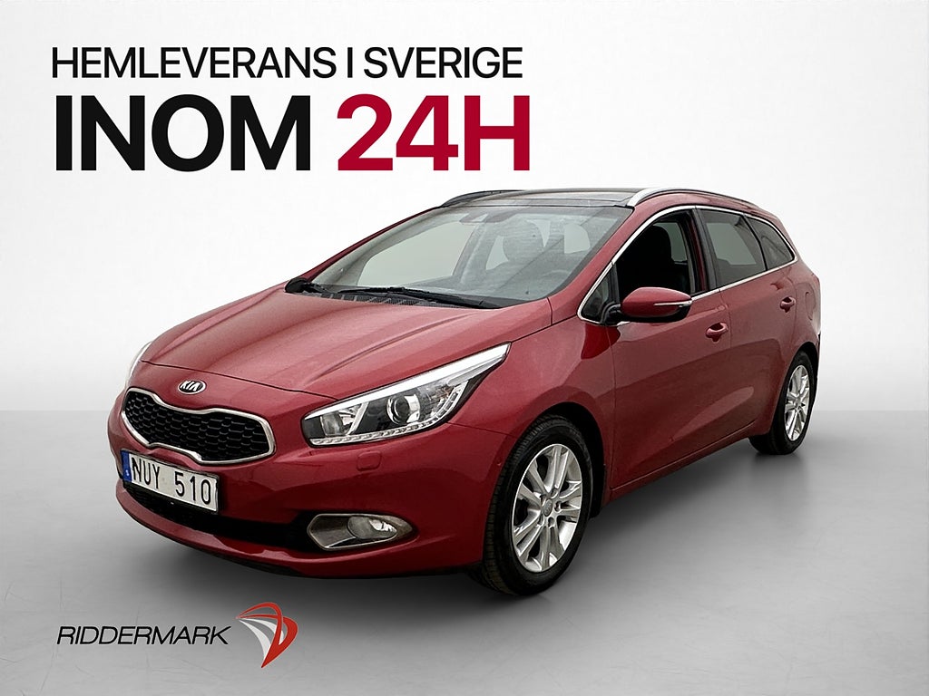 Kia Ceed 1.6 CRDi EX Comfort Pano Läder Kamera Nav Rattvärme
