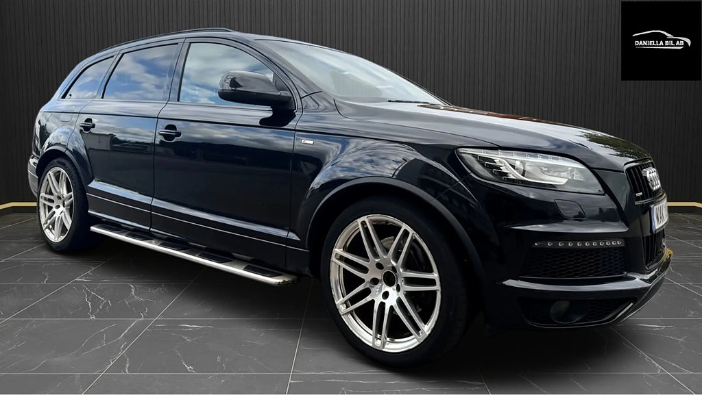 Audi Q7 7-SITS 3.0 TDI S-LINE V6 QUATTRO SVENSK FULLUTRUSTAD