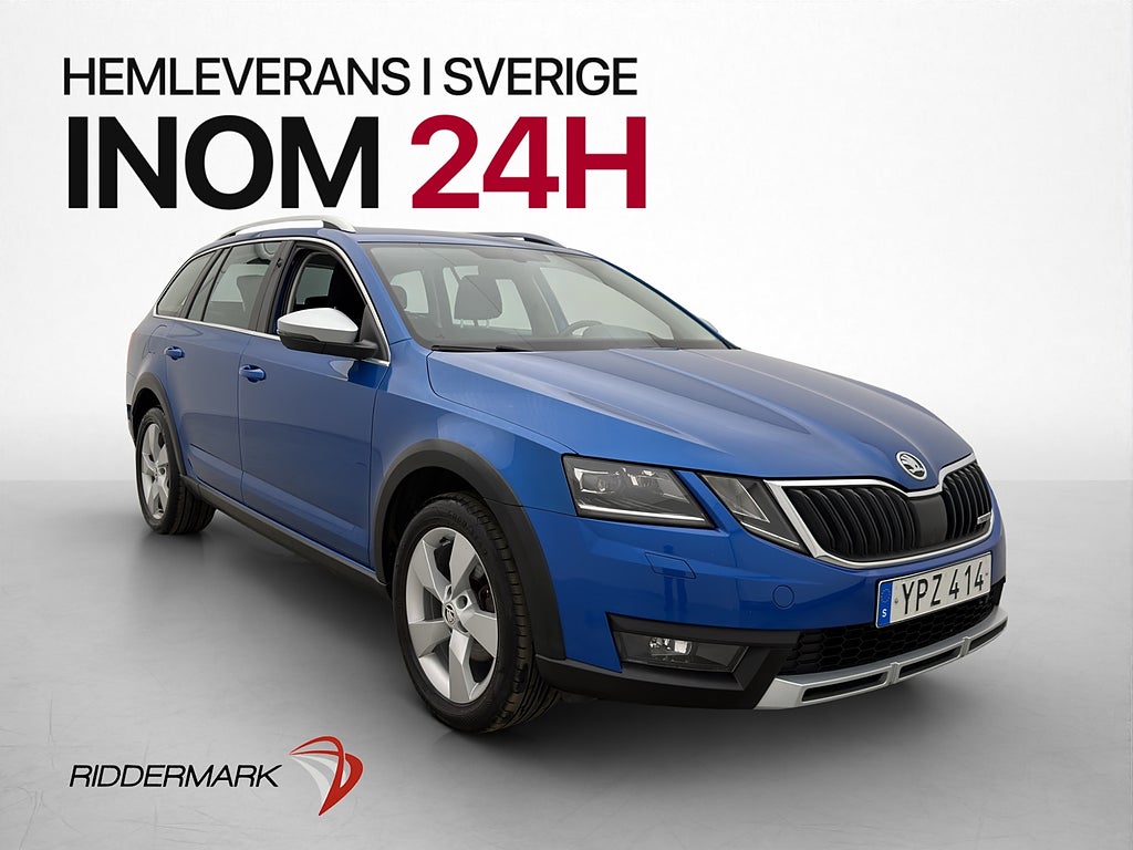 Skoda Octavia Scout 2.0 TDI 0.50 l/mil Värmare Drag Carplay