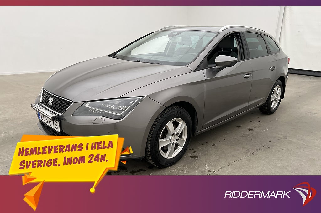 Seat Leon ST TDI 150hk Style Panorama Dragkrok Navi Sensorer