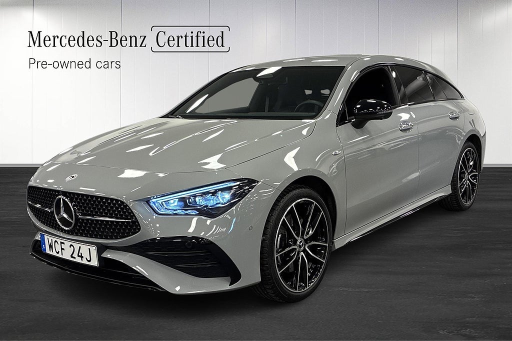 Mercedes-Benz CLA 250e Shooting Brake AMG Burmester 360° Värmare