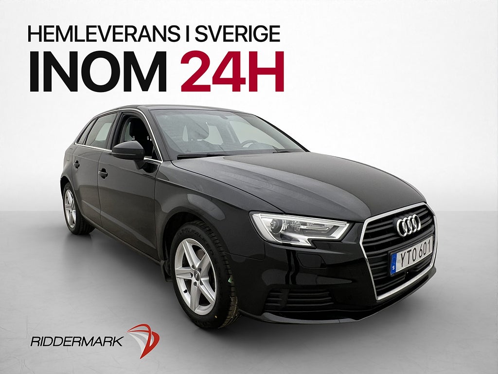 Audi A3 Sportback 35 TFSI 150hk Bluetooth P-Sensorer