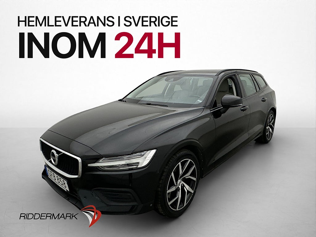 Volvo V60 T5 Momentum Värmare Drag Skinn CarPlay Sensorer