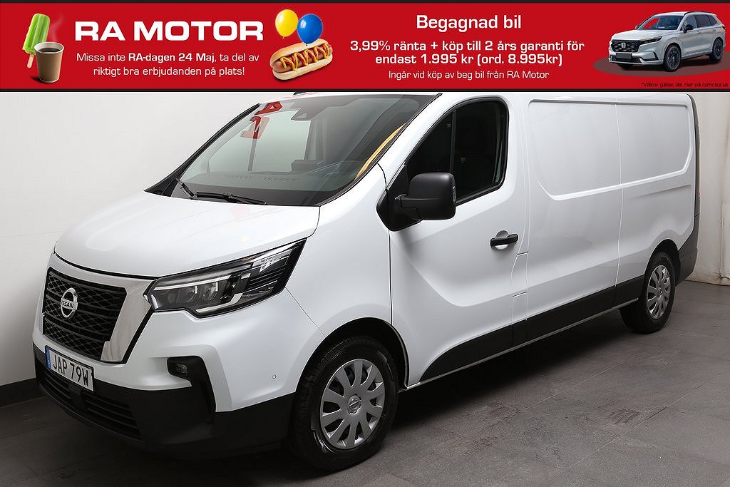Nissan primastar Van dCi 150 Aut L2H1 N-Connecta Leasbar 2024