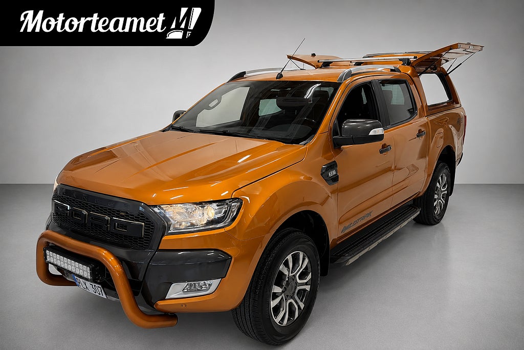Ford ranger Dubbelhytt 3.2 TDCi 4x4 Wildtrak D-Värm Kåpa Diffspärr