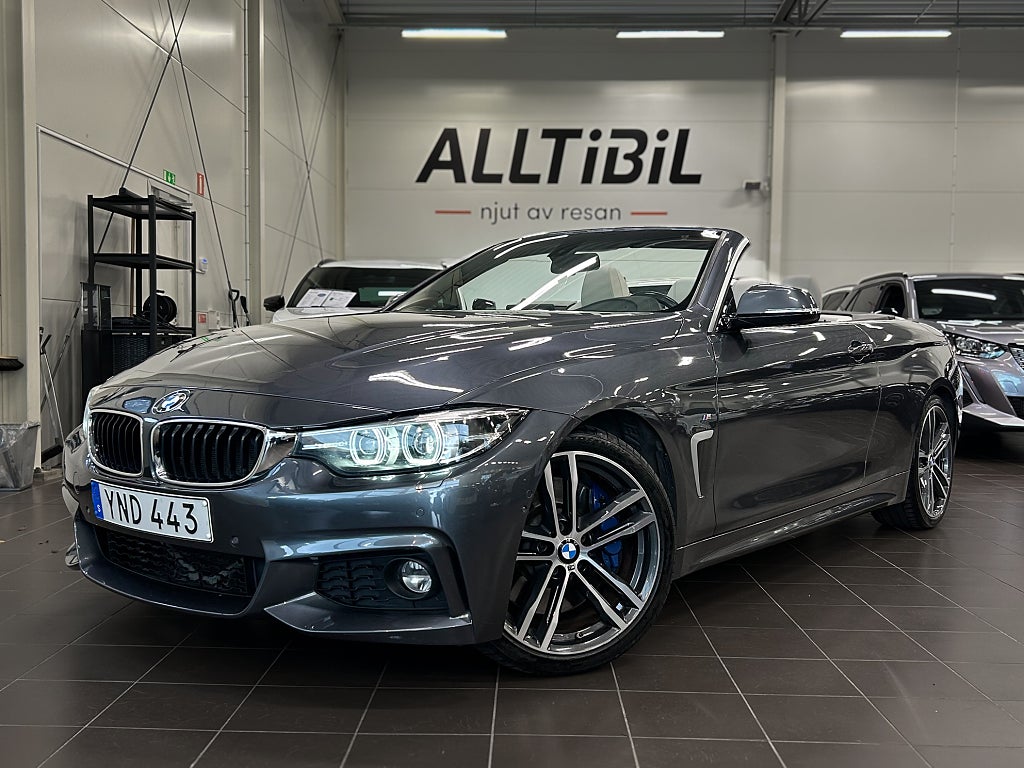BMW 430I Convertible AUT M Sport 360/Navi/Skinn/Elstol/HiFi