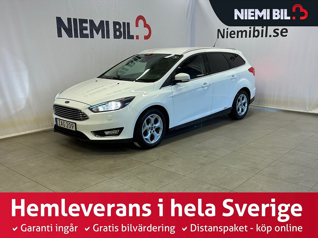 Ford Focus Kombi 1.0 S&V-däck/M-värm/Kamera/Navi/Rattvärme