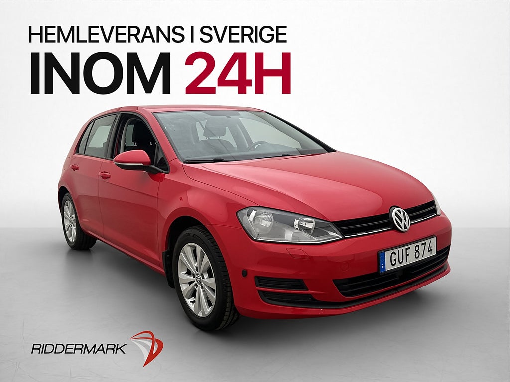 Volkswagen Golf 1.4 TSI 125hk Base Kamera Värmare Drag