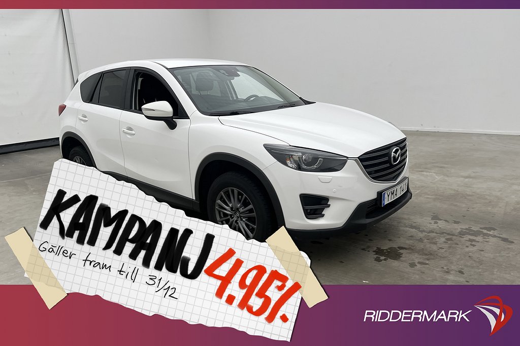 Mazda CX-5 2.2 AWD 150hk VisionPlus Kamera Navi 4,95% Ränta