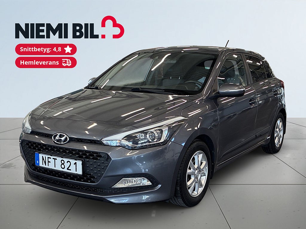 Hyundai i20 1.2 Comfort S&V-Hjul/Psens/Farthållare/Rattvärme/Mvärm