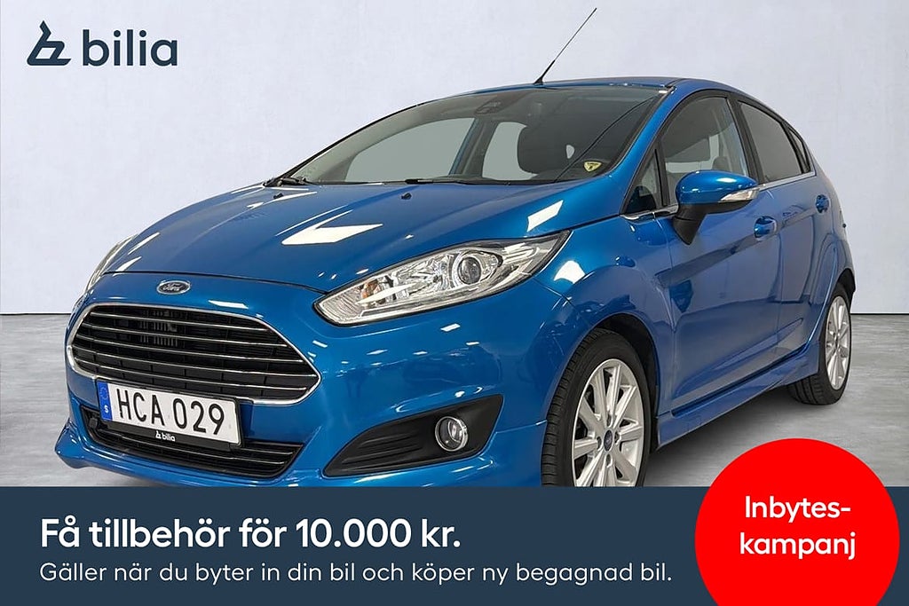Ford Fiesta 1.0 EcoBoost Titanium | Ny kamrem | Nybesiktigad