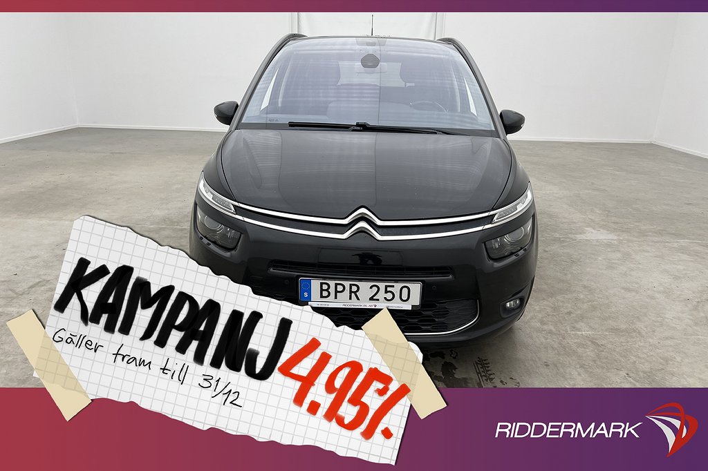 Citroën Grand C4 Picasso 120hk 7-Sits Kamera N 4,95% Ränta